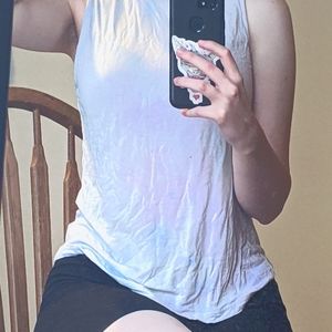 Pastel tie dye tank top